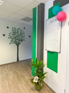 Eingangsbereich in der Ergotherapie Uchte